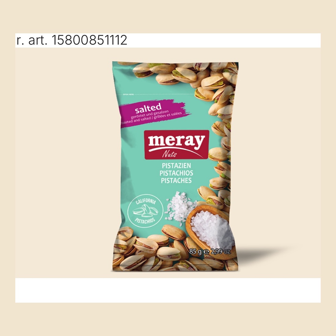 Ambalaj Meray pentru Fistic Jumbo