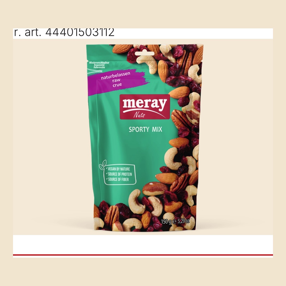 Ambalaj Meray pentru Mix Sportiv